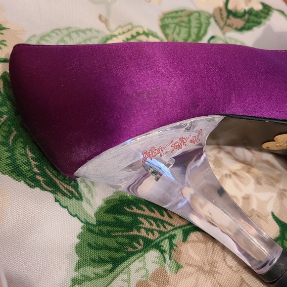 Vintage! Princess Sparkly Hearts Clear BJ Heels ! - Picture 9 of 14